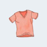 V-Neck T-Shirt - Red